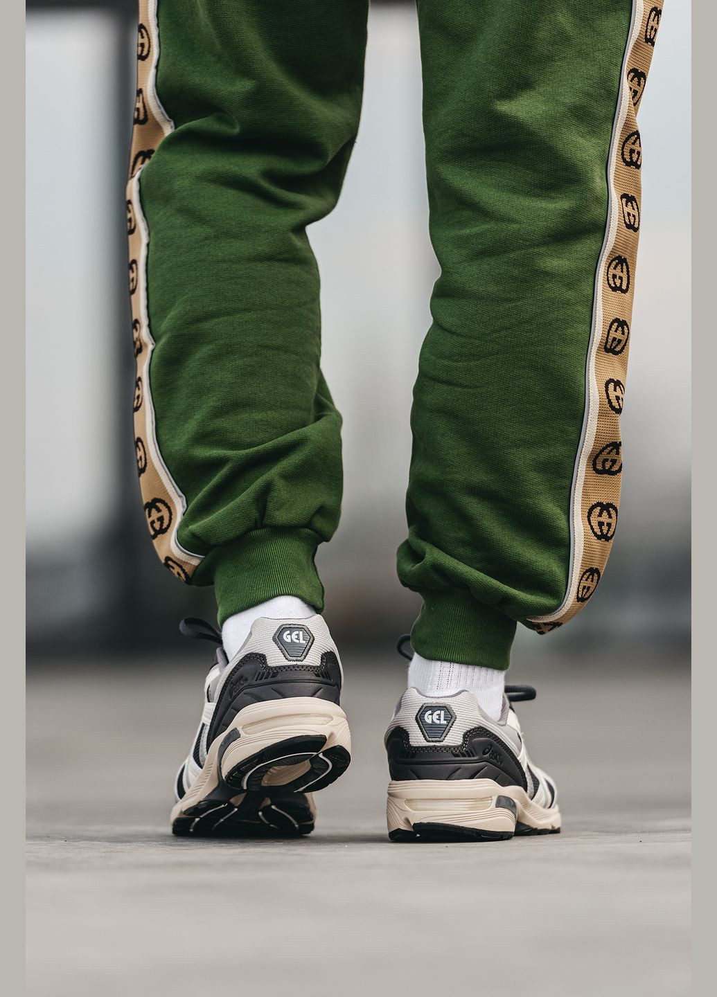 Сірі Осінні кросівки чоловічі і жіночі asics gel-1090 grey | асікс гель-1090 сірі No Brand