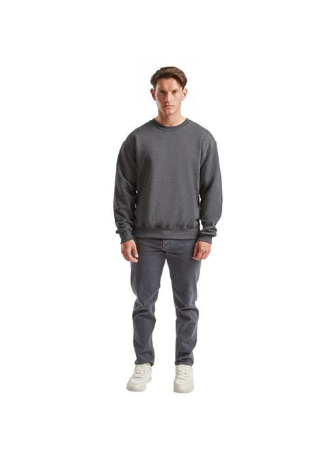 Свитшот мужской Classic set-in sweat Черный (062202036L) Fruit of the Loom (311606839)