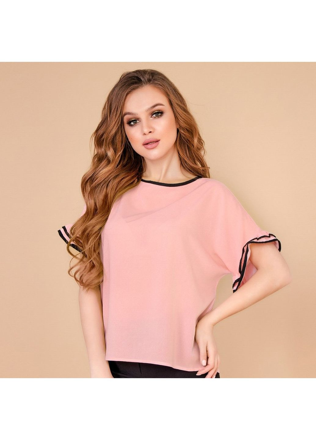 Пудровая блуза Liton