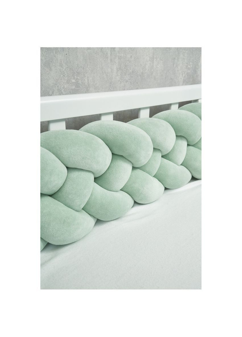 Бампер-косичка, 4-х прядна, 240 см, м'ятний () Twins 2020-K4-240-14 (362003776)