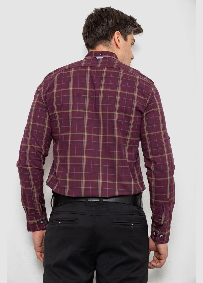 Бордовая рубашка Ager