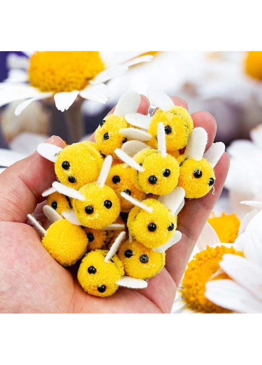 Набор миничеловек (10 штук) из шерстяного фетра для рукоделия, декора, изделий и праздничного оформления. Jellycat (370440102)