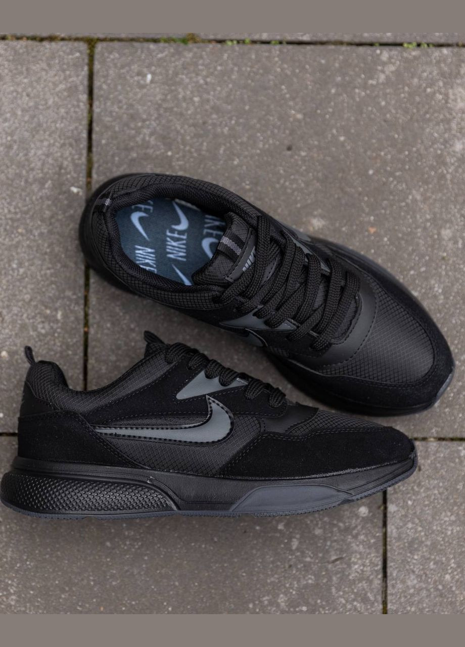 Чорні Осінні чоловічі кросівки No Brand