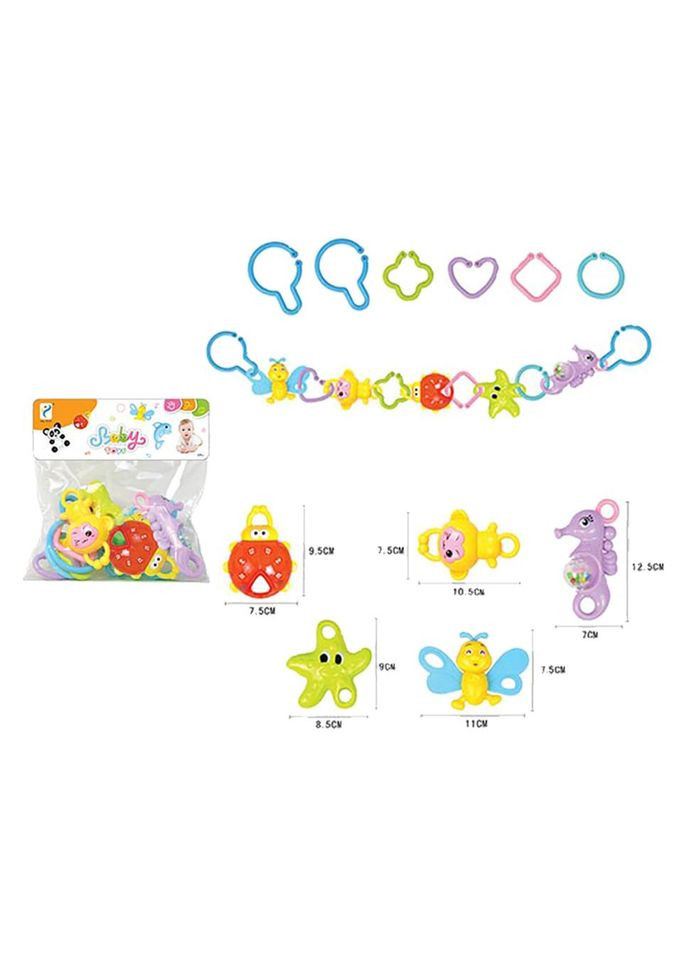 Погремушка 2803, 5 штук в пакете 23*27см No Brand (330602549)