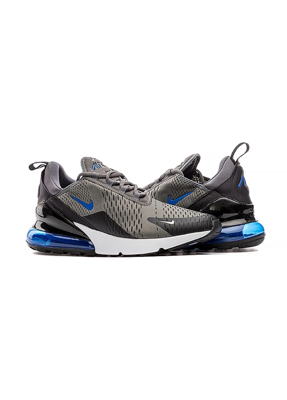 Чорно-білі чоловічі кросівки air max 270 чорний білий демісезон Nike