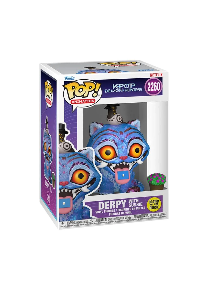Игровая фигурка POP винил 11,4 см голубой Тигр с цветком Funko (393590687)
