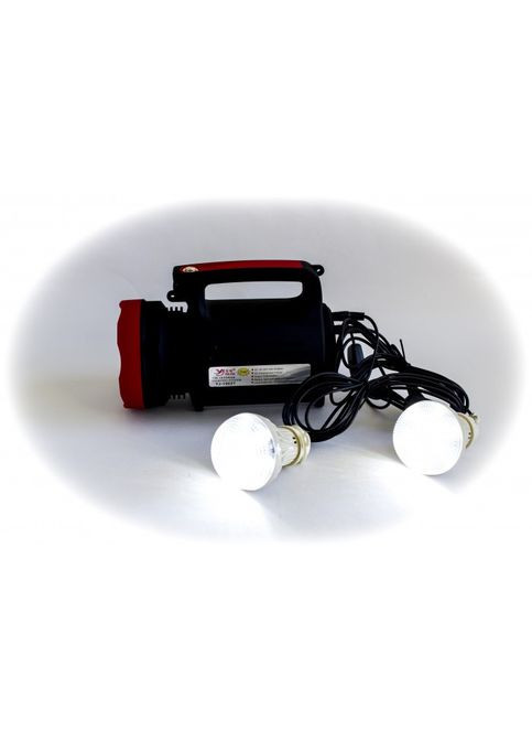 Фонарь ручной светодиодный Yajia YJ-1902T с солнечной панелью и USB Power Bank No Brand (323486427)