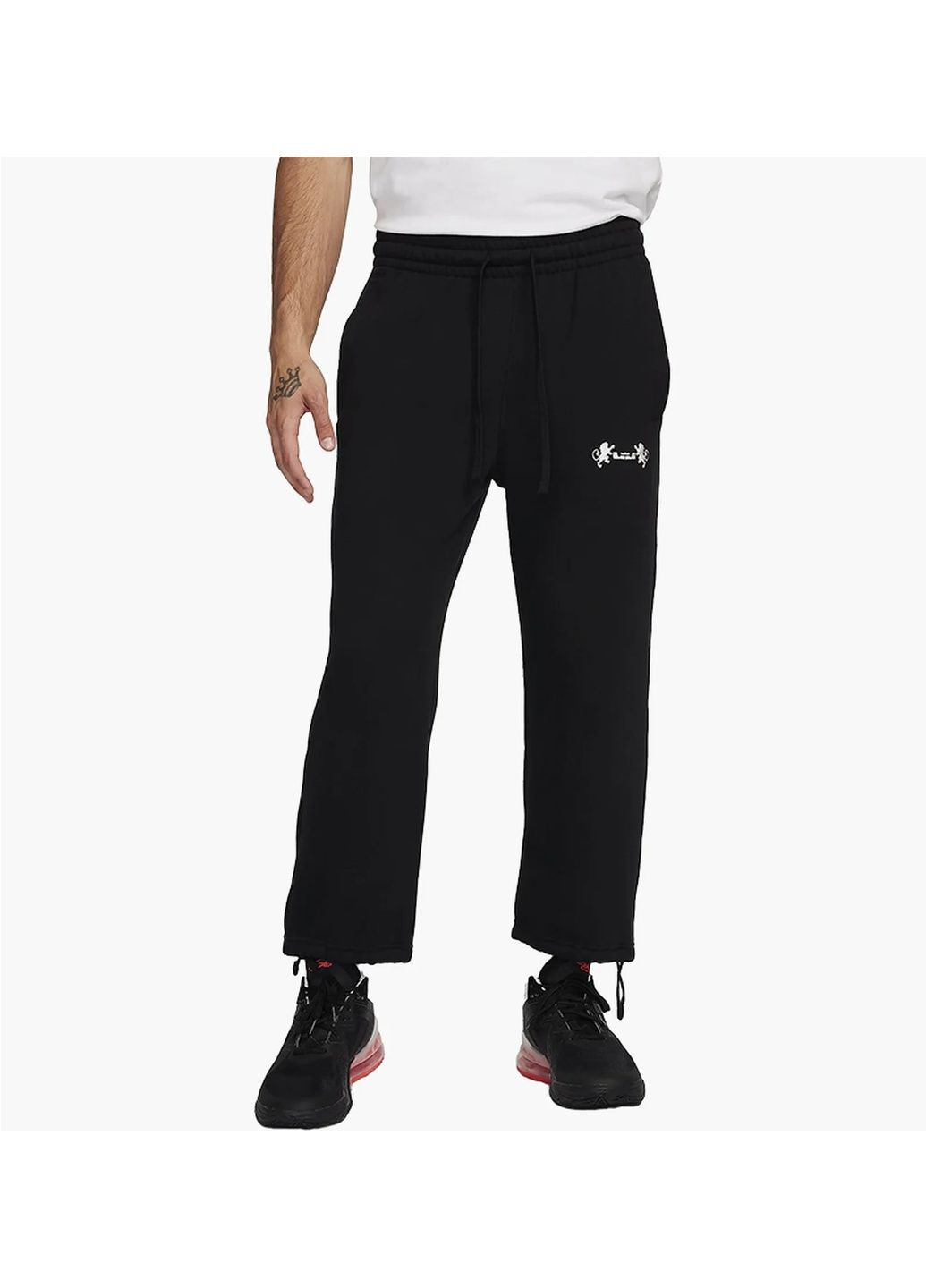 Черные демисезонные брюки Nike