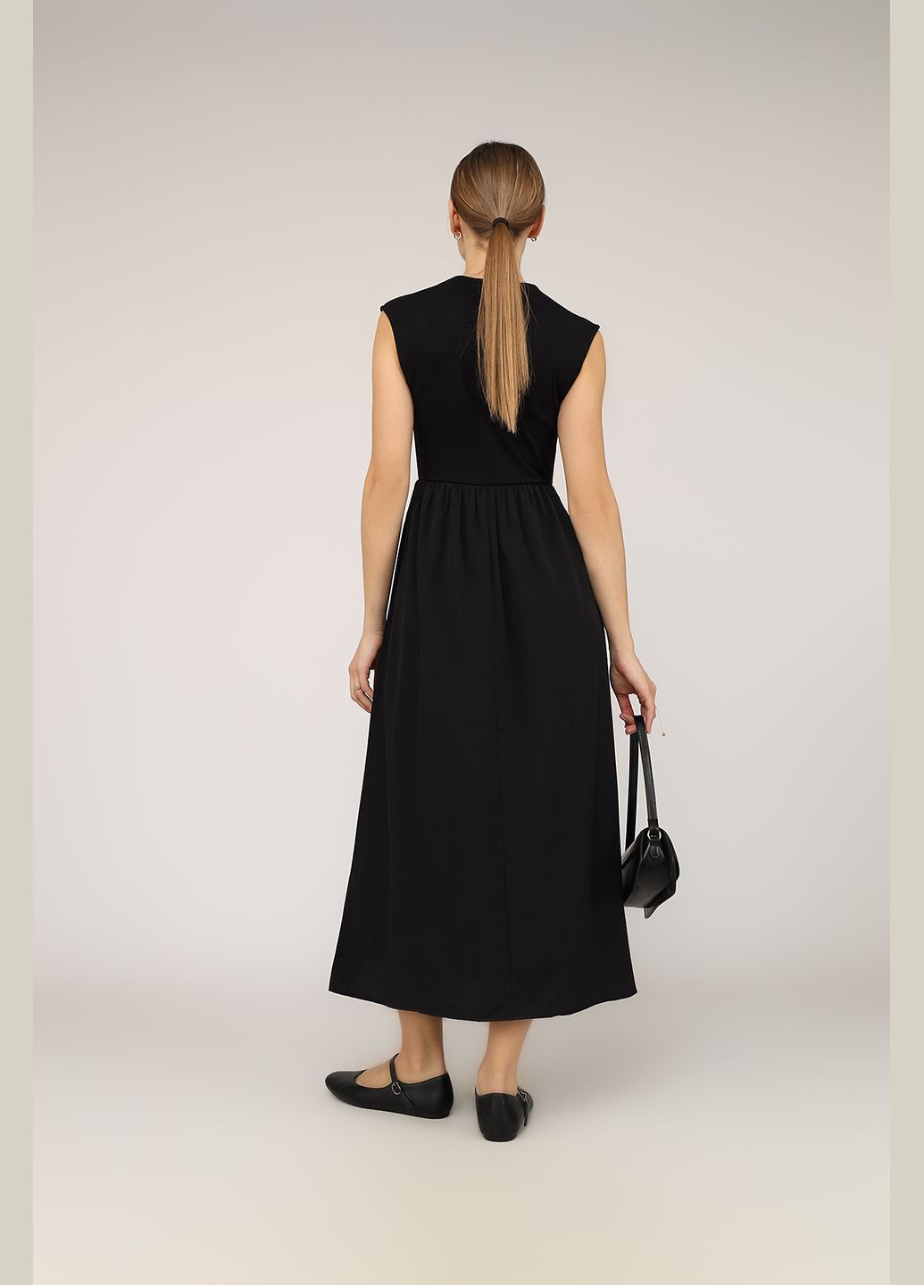 Сарафан жіночий колір чорний CB-00271964 Busem (323142629)