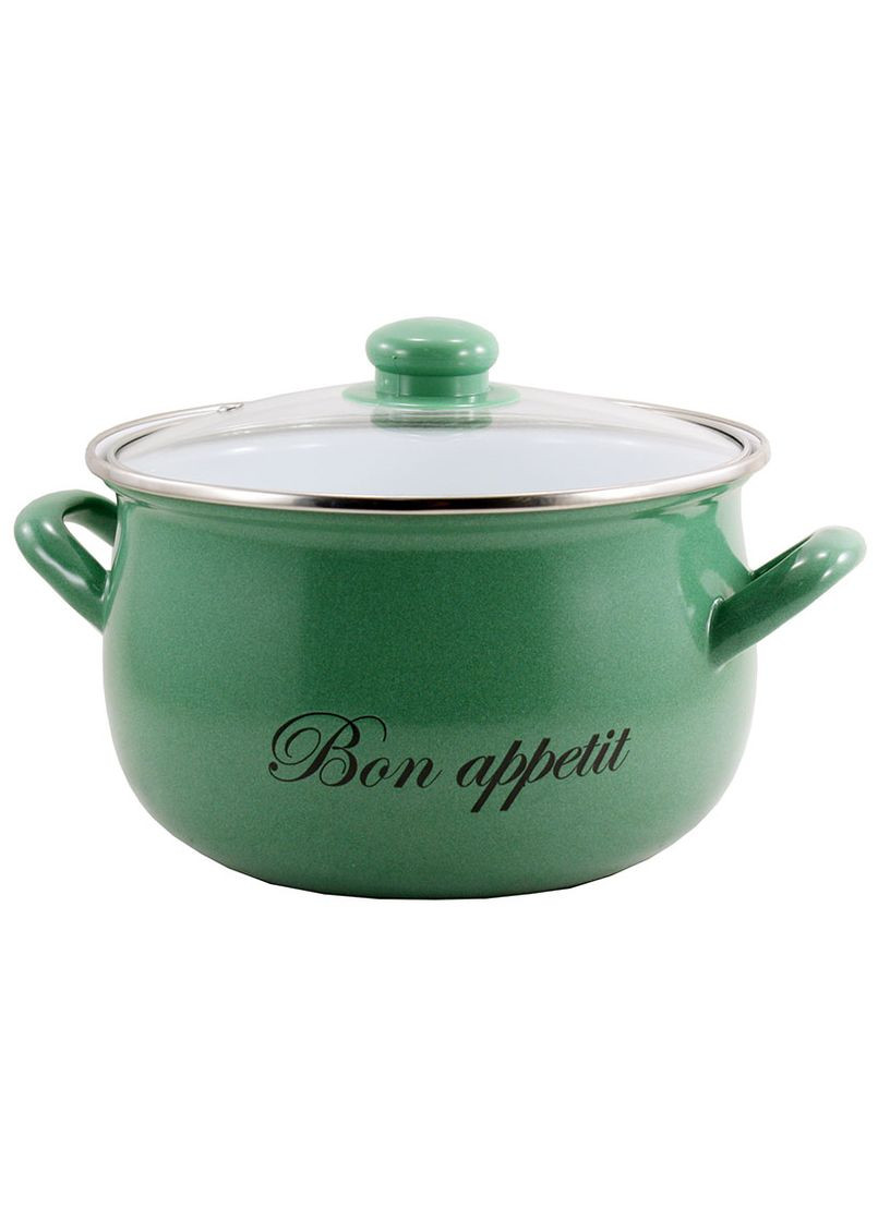 Каструля Bon appetit Малахіт 2234-G-31-18 18 см 3.1 л Interos (349221827)