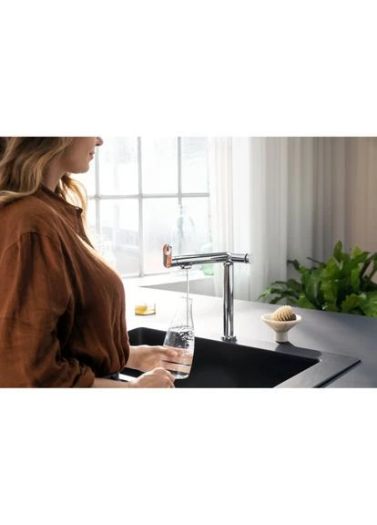 Змішувач для кухні AQITTURA M91, хром, врізний Hansgrohe (401622161)