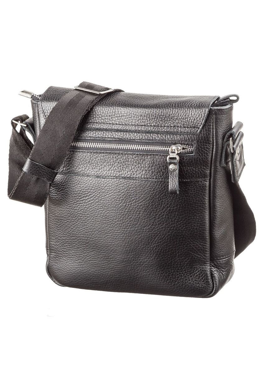 Сумка 11081 з натуральної шкіри Чорна Shvigel (331906446)