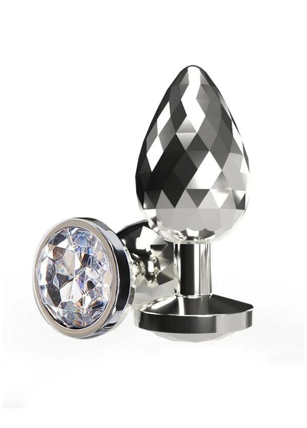 Анальна пробка ToyJoy Anal Play Disco Diamond срібляста, Small Toy Joy (383103552)