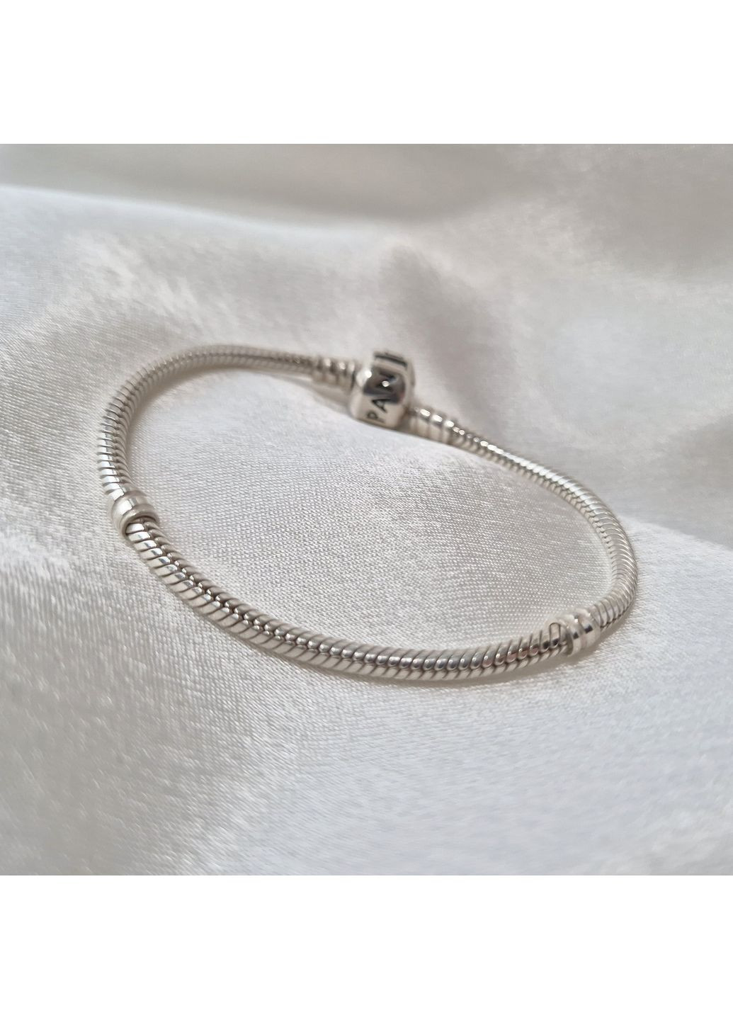 Серебряный браслет под Шармы с фиксаторами 17.5 см серебро 925 пробы 2038 12.89г Nobrand (363969299)