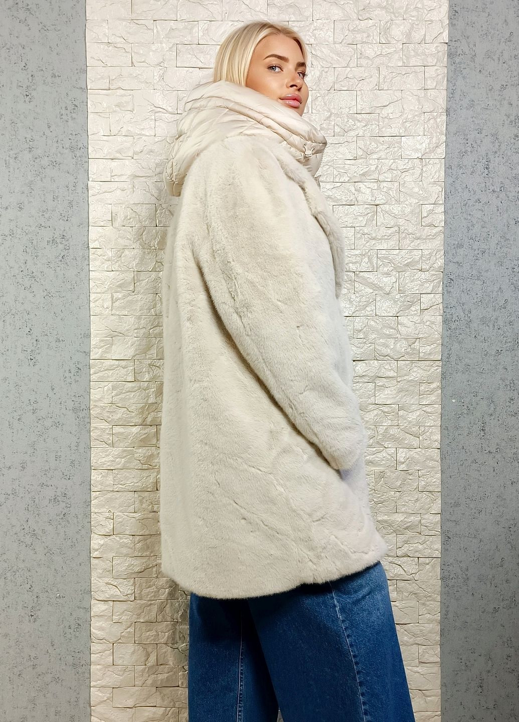 Шуба FLY зі штучного хутра (361026657)