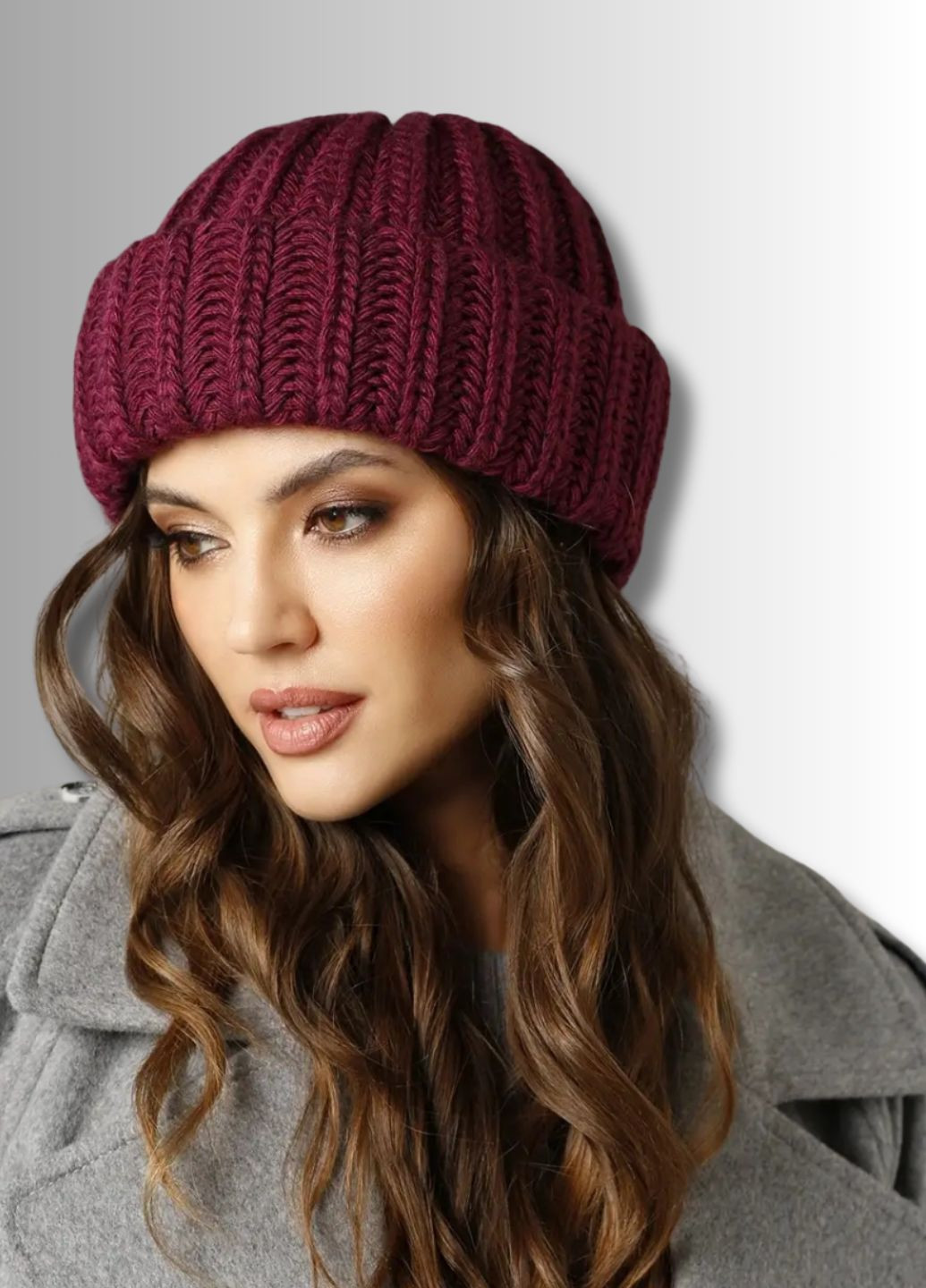 Пишна жіноча шапка - Барбара No Brand Шапка жіноча (352165556)