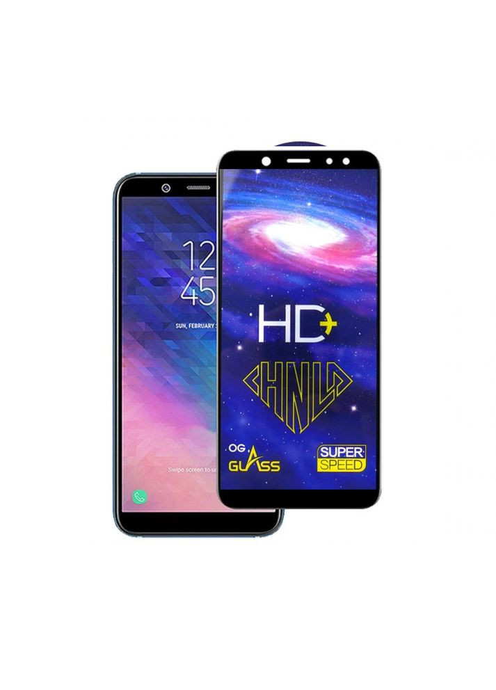 Защитное стекло Samsung Black Space A6 Plus 2018 (297457698)
