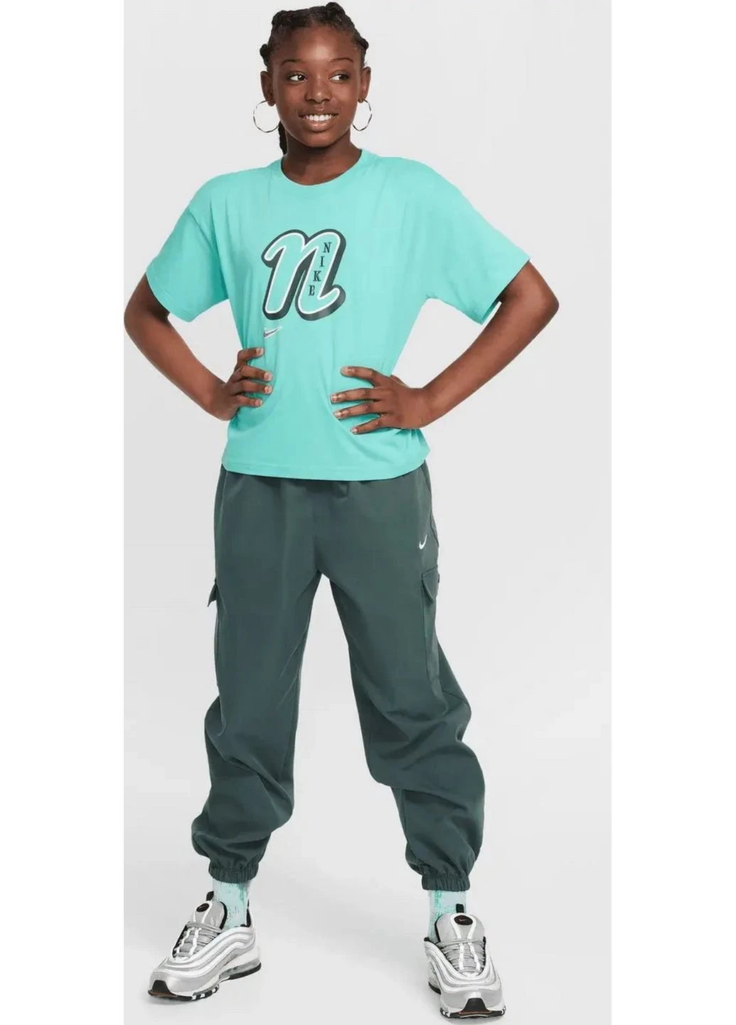 Футболка G Graphic Star Turquoise FZ5562-300 Nike (398071412)