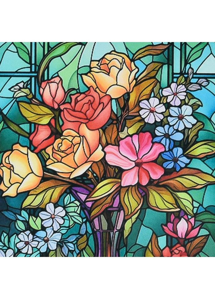 Алмазная мозаика Краски витража от Strateg для творчества и досуга картина для детей от 10 лет ProDobro (368758250)