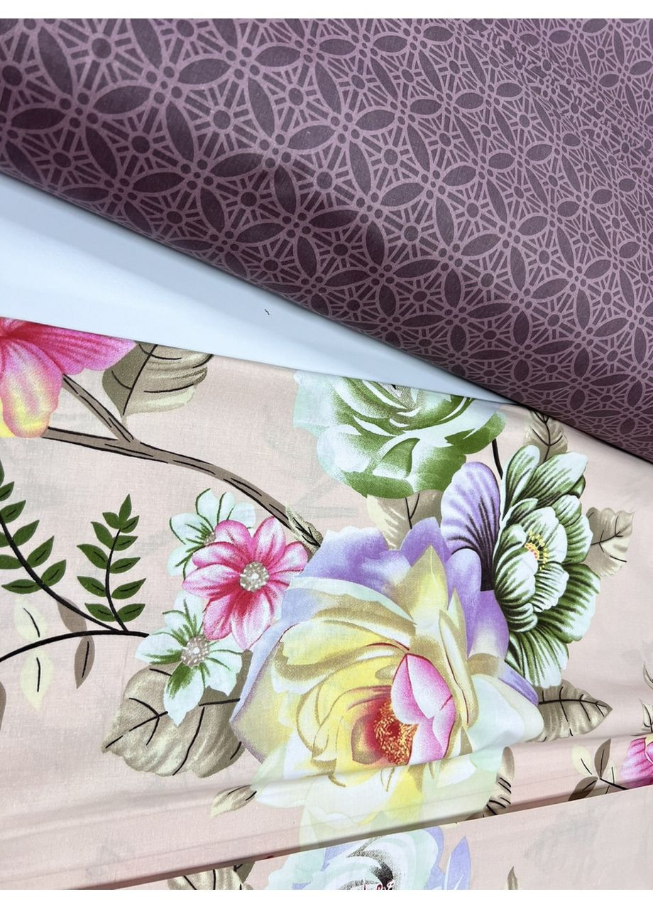 Постільна білизна Ірма, бязь Євро Комфорт-текстиль підковдра 200х220 - 1шт, простирадло 220х240 - 1шт, наволочки 50х70 - 2шт (354823430)