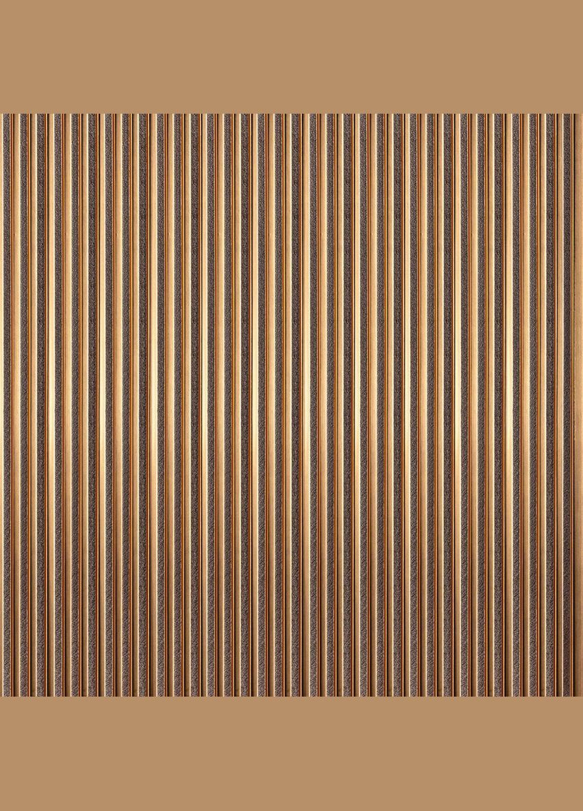 Рельс декоративный PS под коричневую кожу с бронзой 2900х120х12мм SW-00002135 Sticker Wall (330019230)