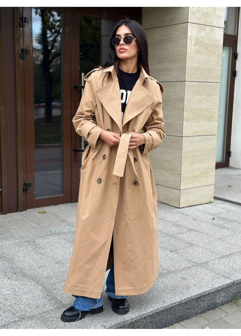 Коричневое Тренч Chenille