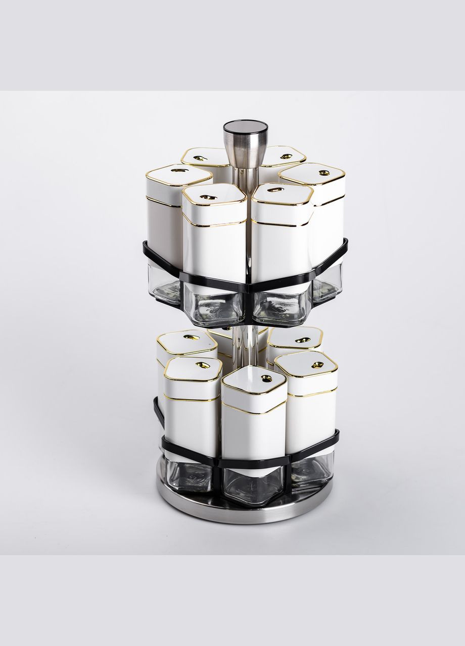 Набор для специй на подставке 12 шт 120 мл карусель для специй HP-1315 Yiwu (322654082)