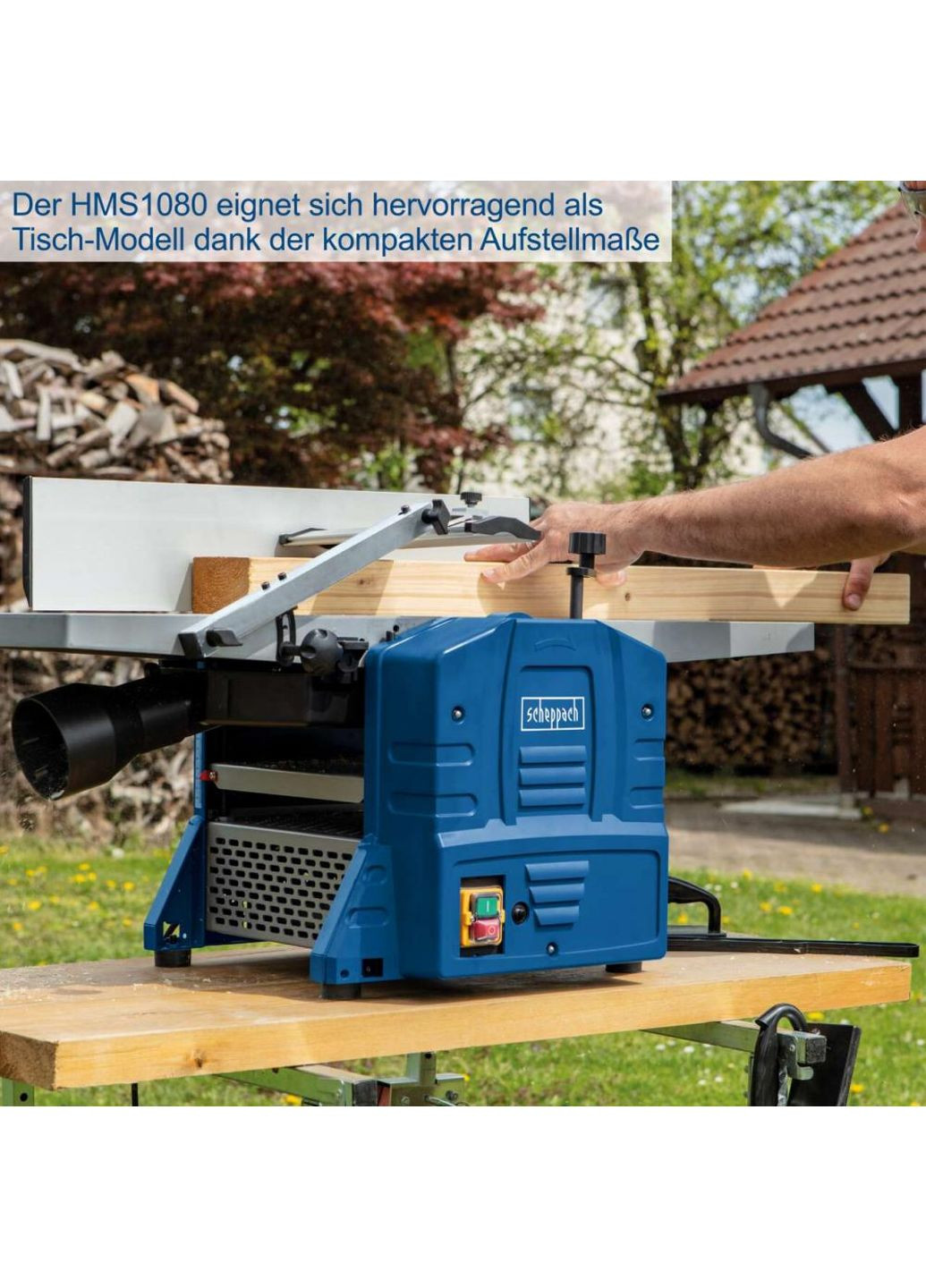 Фуговально-рейсмусовый станок HMS 1080 (220 V) Scheppach (360805222)