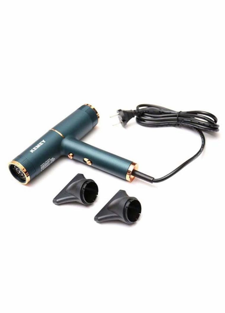 Фен для волос Kemey CFJ-KM-8225 домашний 3000 Вт 2 режима зелёный (2390000004) No Brand (340252207)