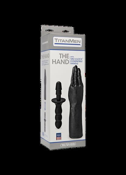 Рука для фістингу Titanmen The Hand with Vac-U-Lock Compatible Handle, діаметр 6,9 см Doc Johnson (335387985)