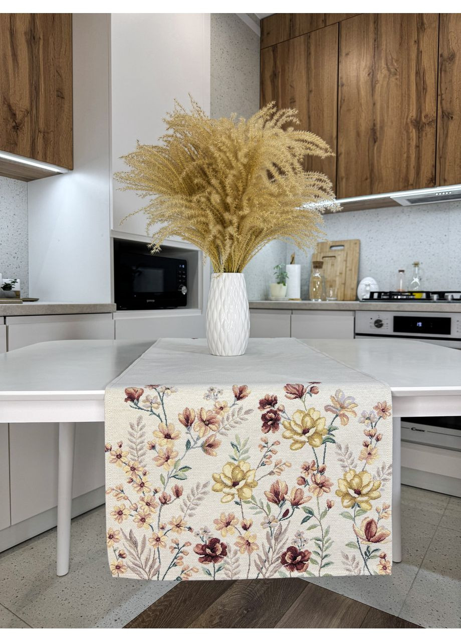 Дорожка на стол ранер 45х140 см. RANIA гобелен No Brand (360890003)