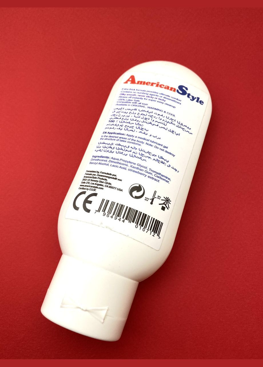 Интимная смазка лубрикант AS (USA) LUBRICANT КЛУБНИЧНАЯ 115 mg вагинальная оральная American (303881642)