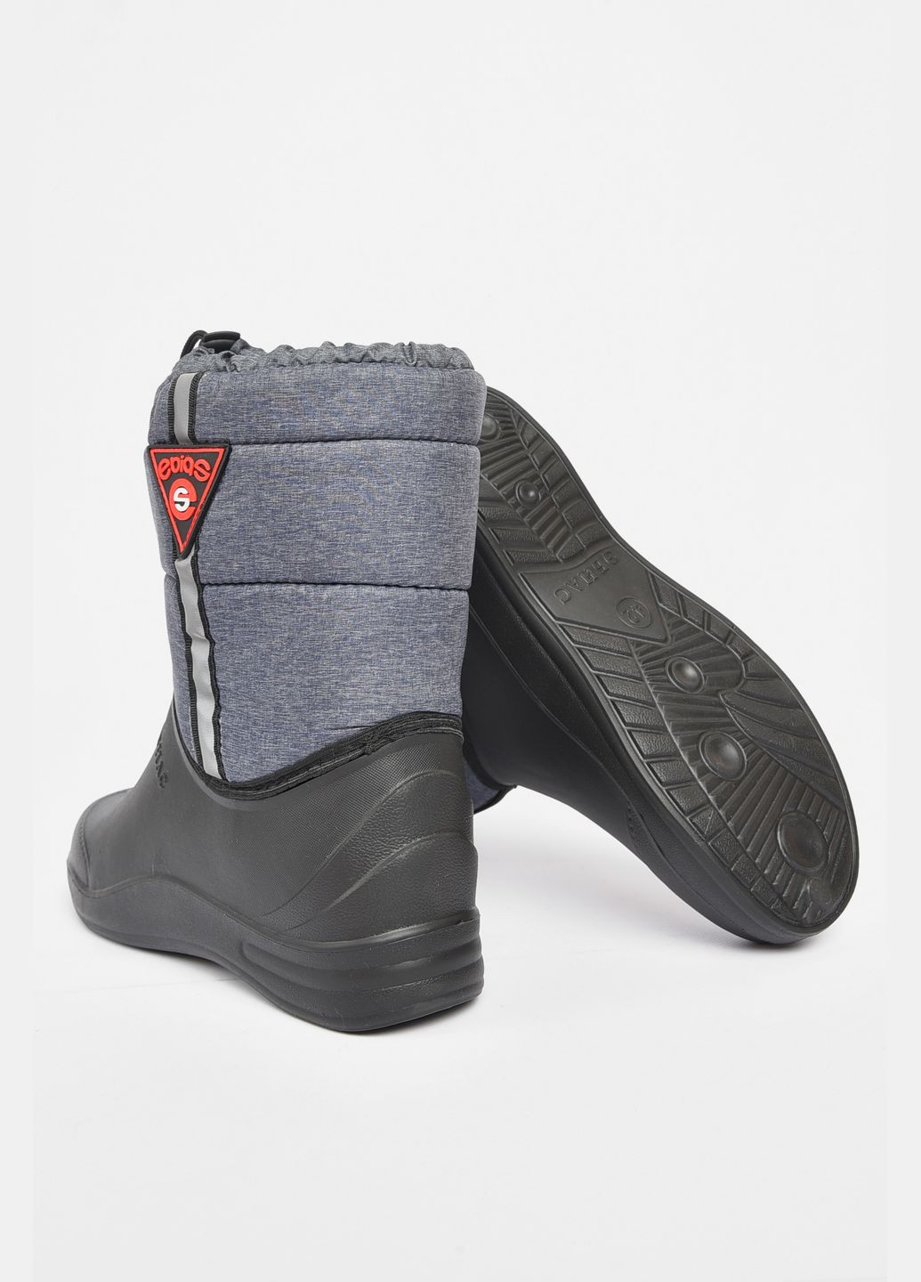 Дутики чоловічі піна на хутрі чорного кольору Let's Shop (304251750)