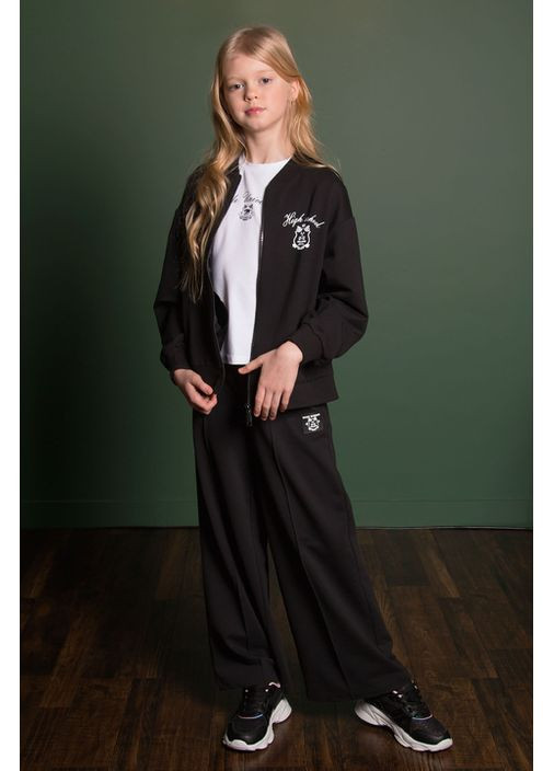 Трикотажний бомбер на замку Mevis (300000540)