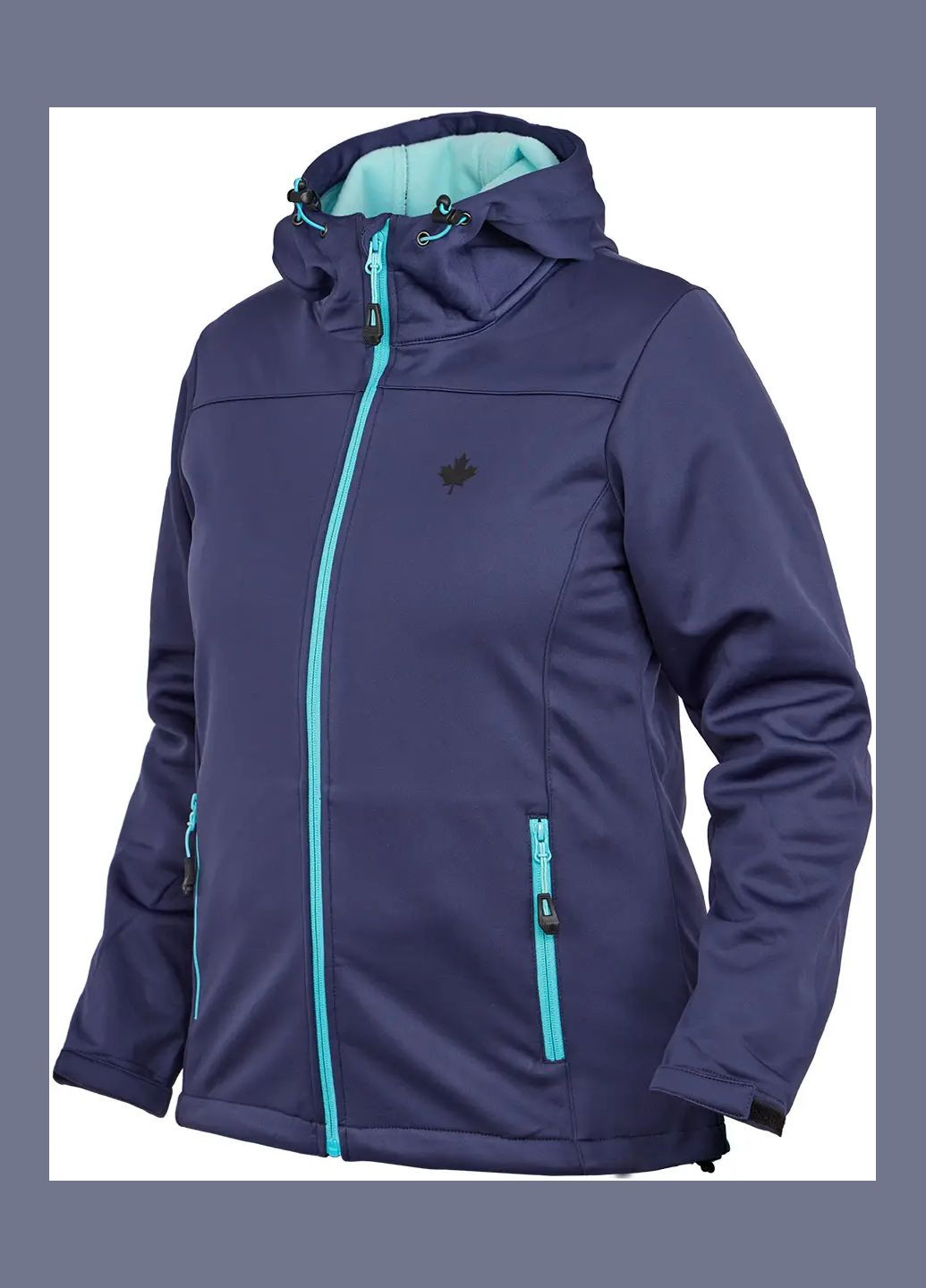 Комбінована демісезонна куртка hallyard ann 001 темно синій No Brand