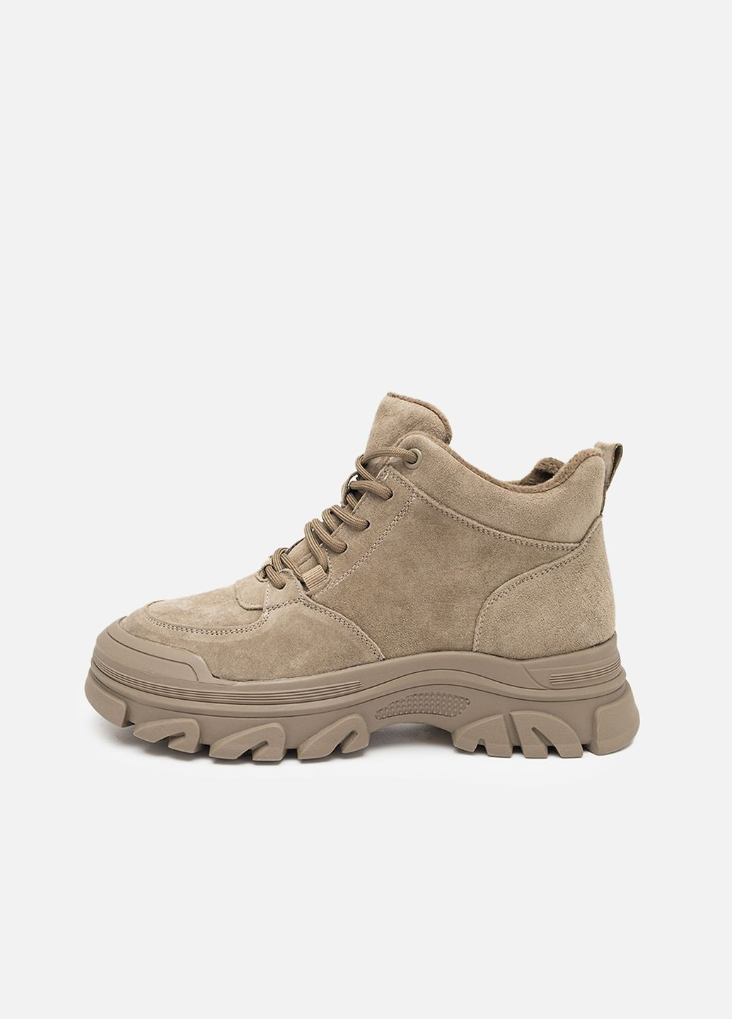 Осенние женские ботинки цвет кофейный cb-00251431 FARINNI