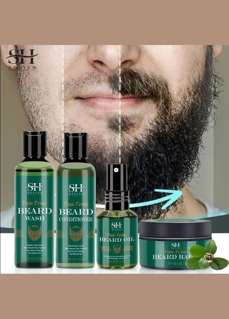 Набір для догляду за бородою з олією чайного дерева Sevich (313262730)