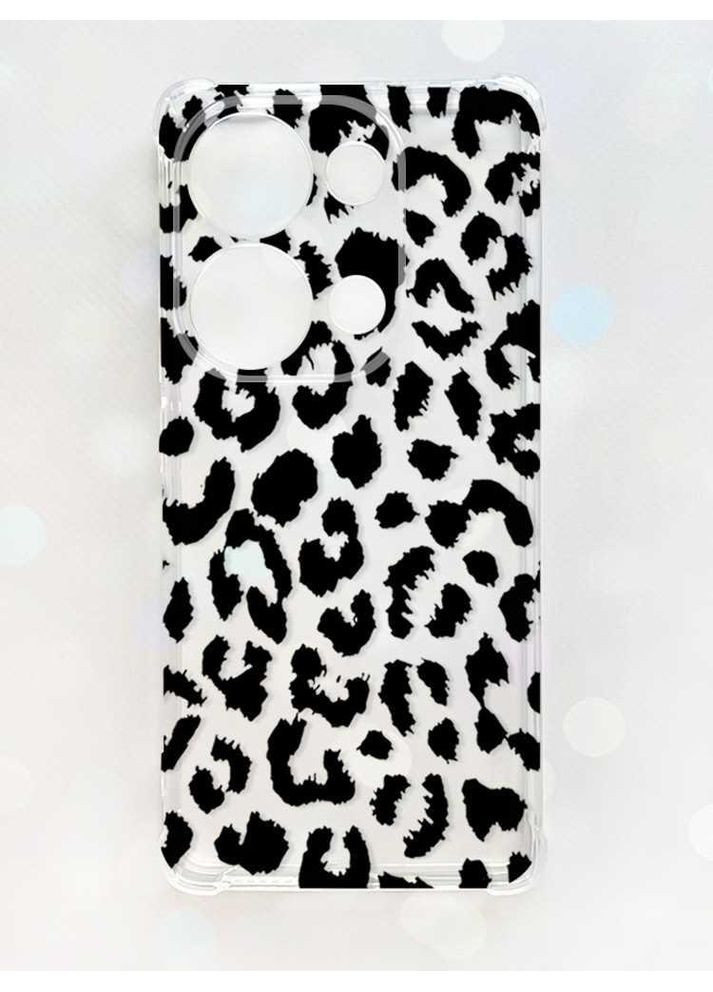Чохол з потовщеними кутами на Xiaomi Redmi Note 13 Pro 4G:: Леопардовий принт (принт 374) CASE CONTROL (360670737)