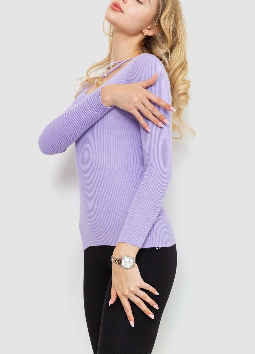 Кофта женская в рубчик, цвет темно-коралловый, 204R037 Ager (288751121)