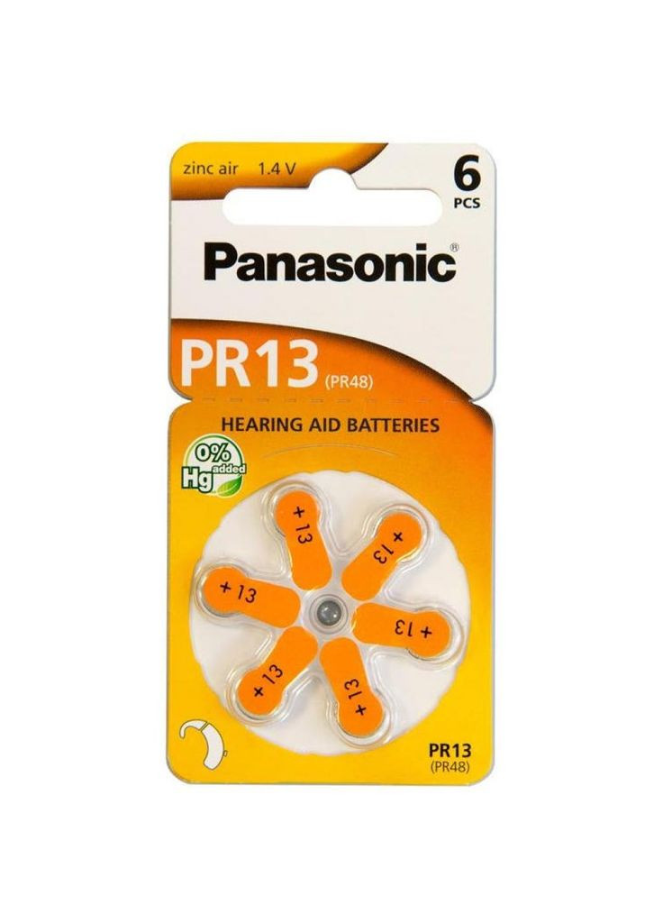 Батарейка PR48 / PR13 * 6 (m424785) Panasonic PR48 / PR13 (1.4V) * 6 (367071637)