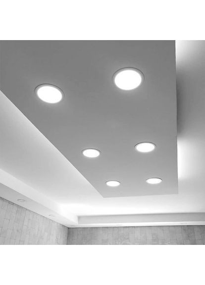 LED світильник Back вбудований круглий 26W 5000K Videx (363978373)