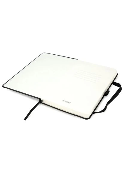 Книга записная Partner, 125x195 мм, 96 листов, точка, черная (8306-01-A) Axent крапка, чорна, 96 аркушів, 125x195 мм, Partner (400301776)