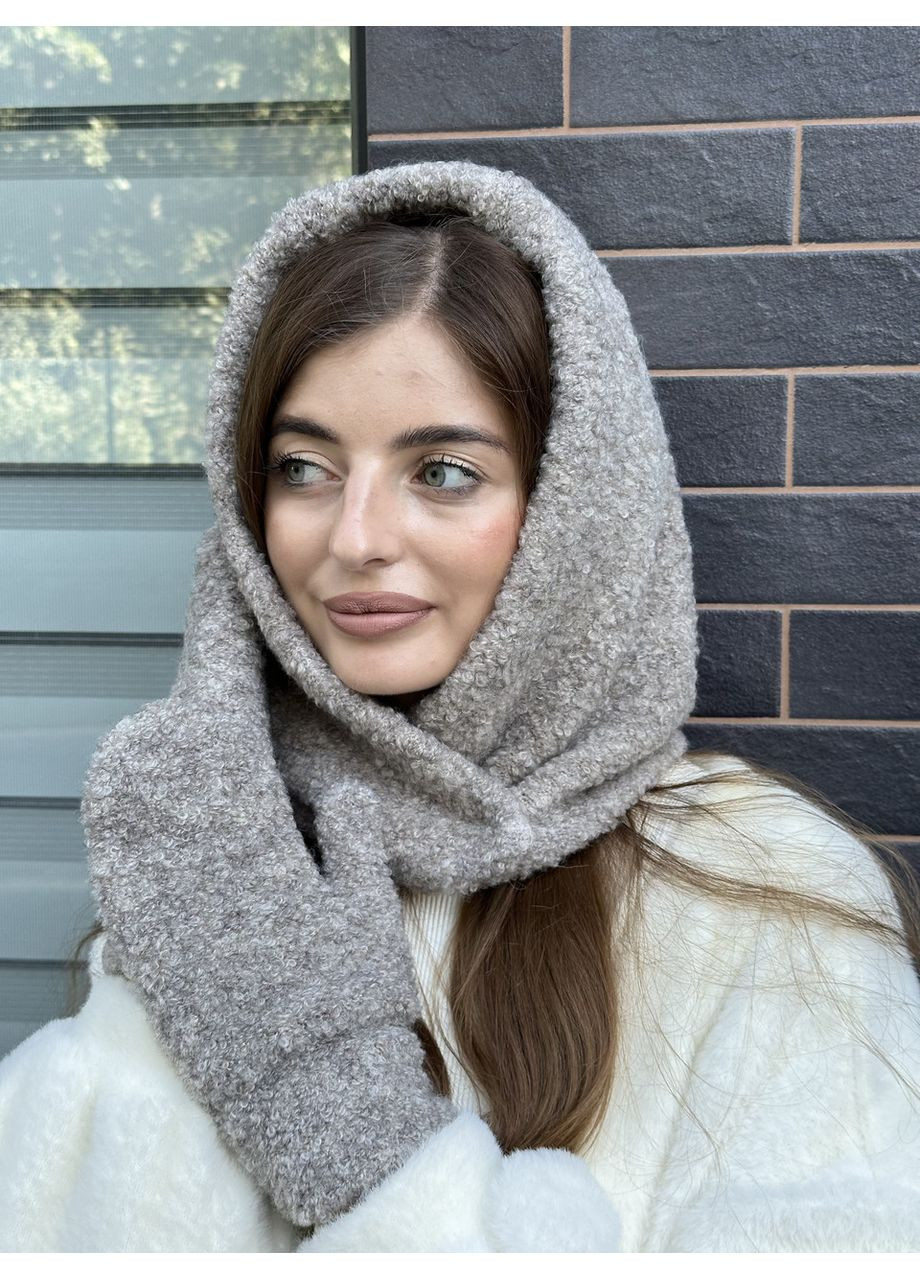 Букльовані жіночі рукавиці чорні Odyssey (365811862)