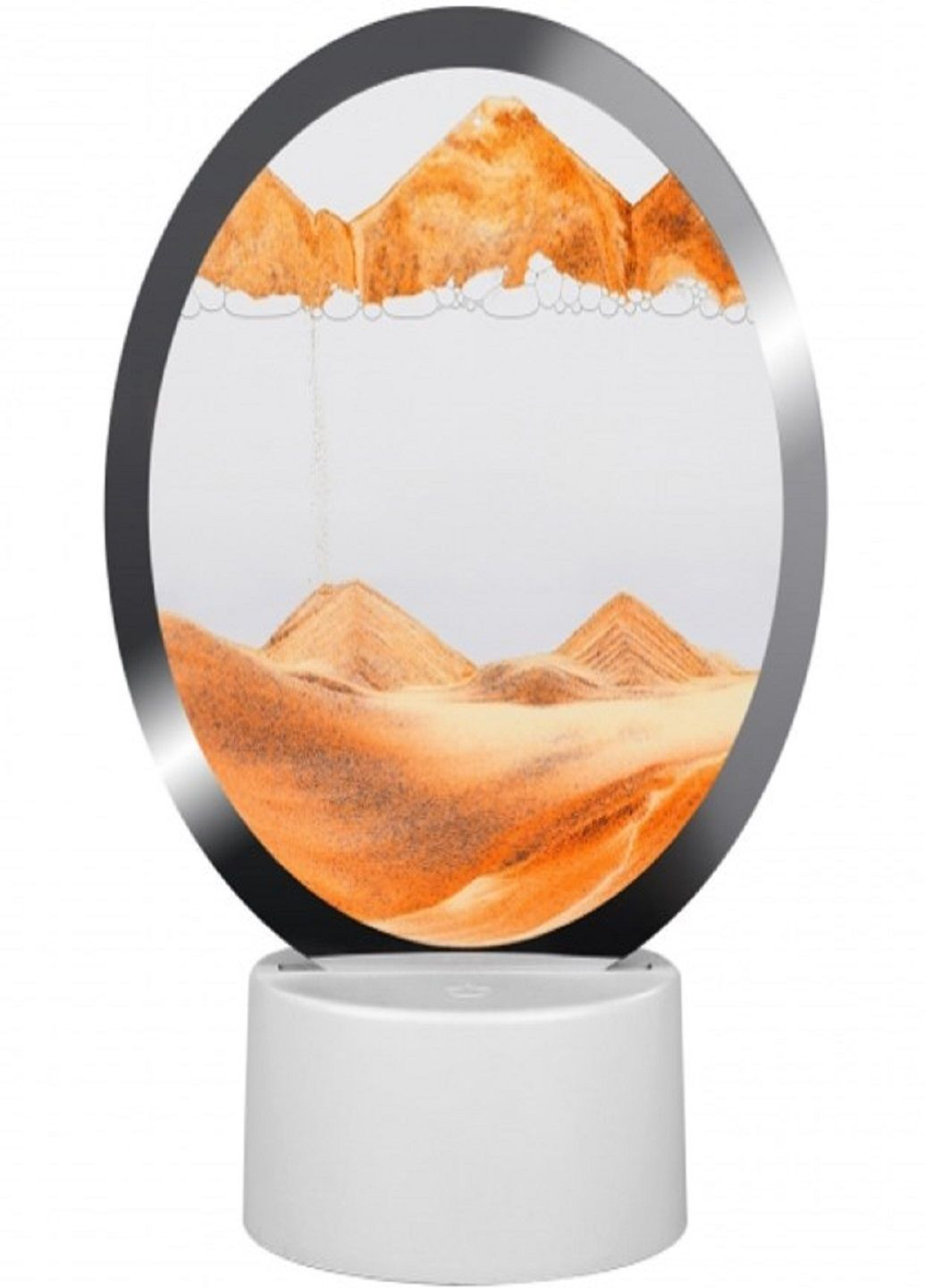 Настольный ночник с художественным изображением из песка 3D картина с Led подсветкой 7 режимов Белый VTech (304029092)