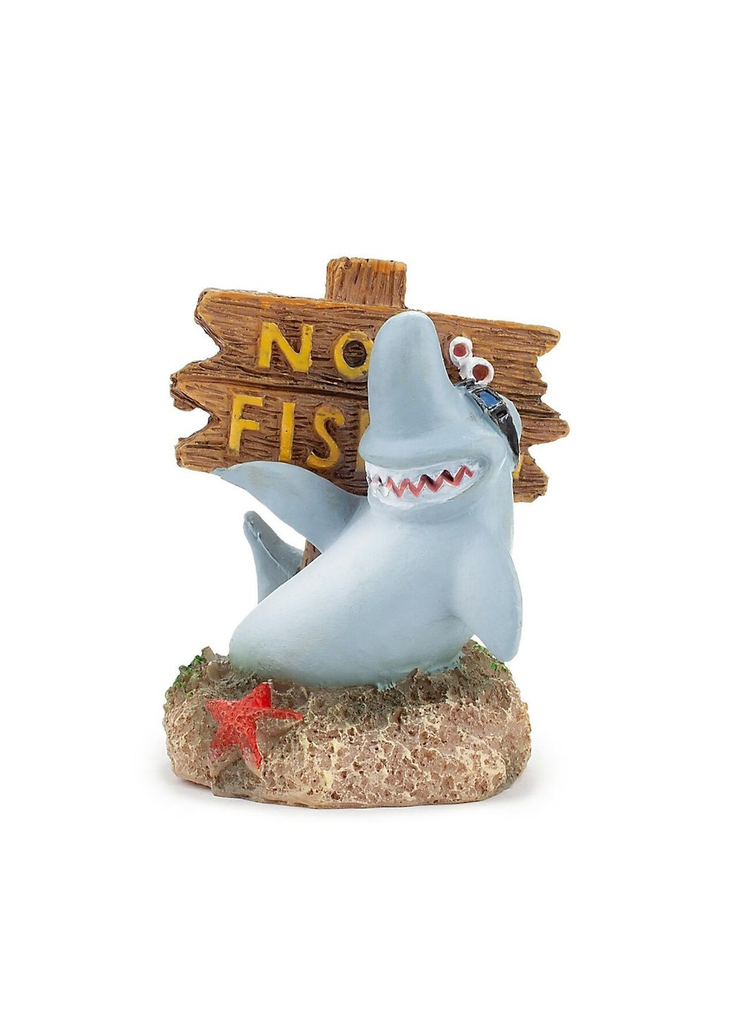 Акваріумний декор - Акула, 5х5х6,5 см Happet (360245720)