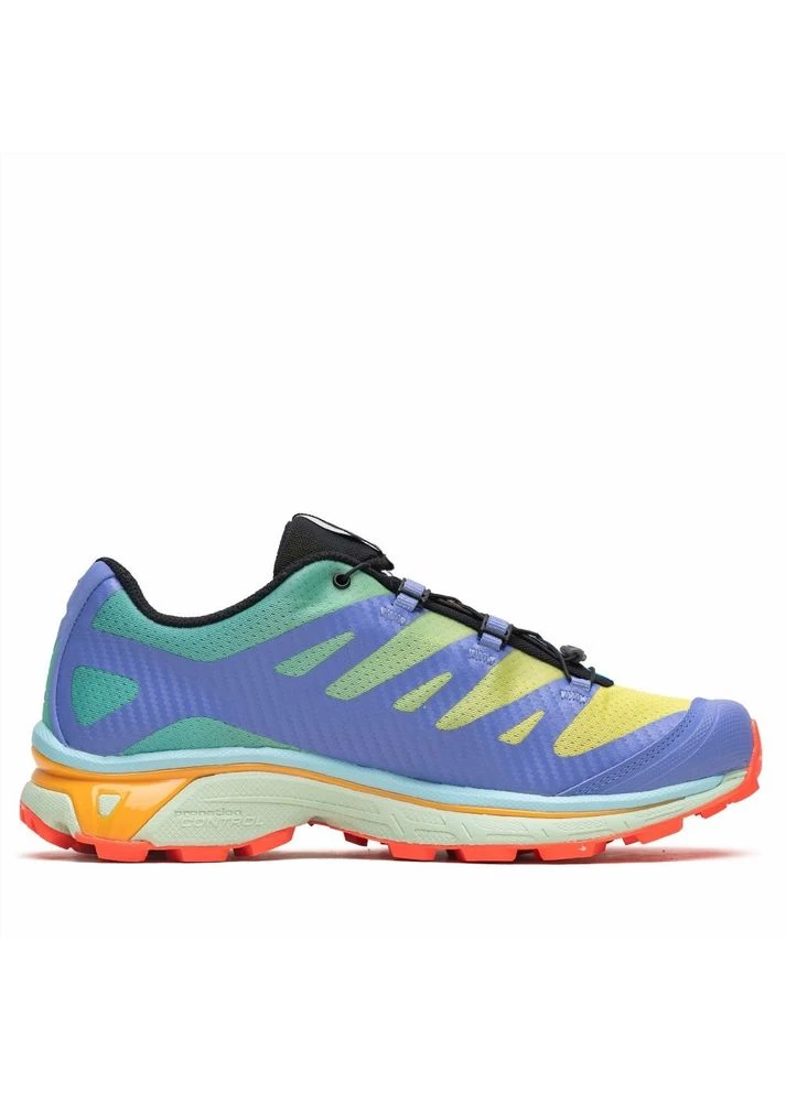 Цветные демисезонные кроссовки xt-4 blue/green l41709600 Salomon