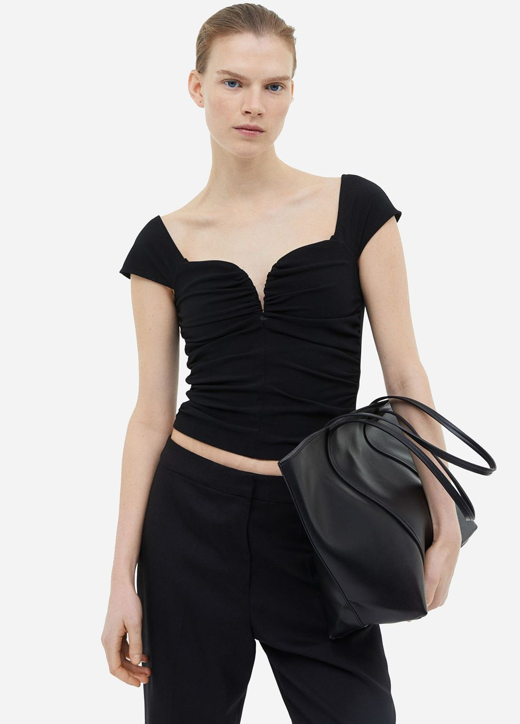 Топ с вырезом H&M (346390638)