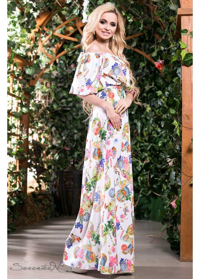 Белое платье 623.1409 Seventeen