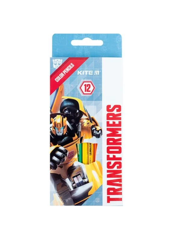 Олівці кольорові Transformers 12 кольорів (TF24-051) Kite (399153813)