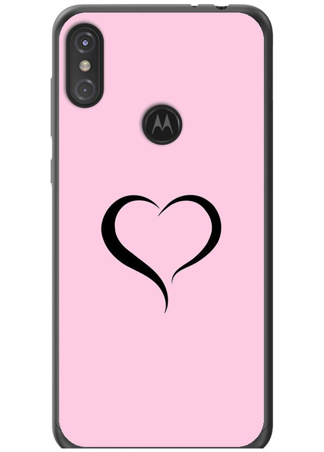 Силіконовий чохол 'Серце 1' для Endorphone Motorola One Power (336192184)